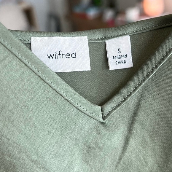 wilfred olive green dress - Picture 2 of 2